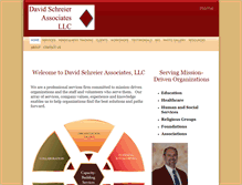 Tablet Screenshot of davidschreierassociates.com